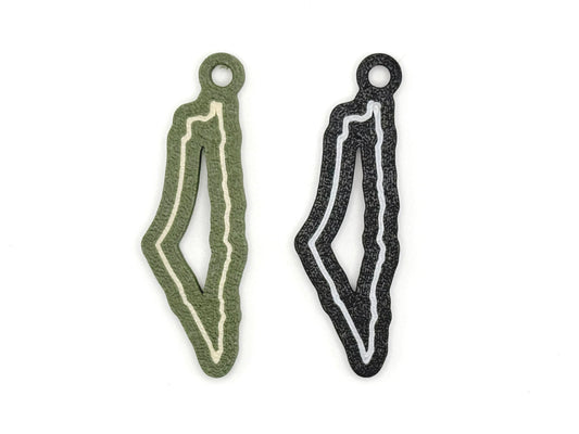Palestine Map Keyring