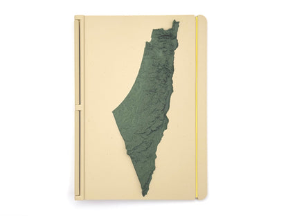 A6 Palestine Terrain Notebook