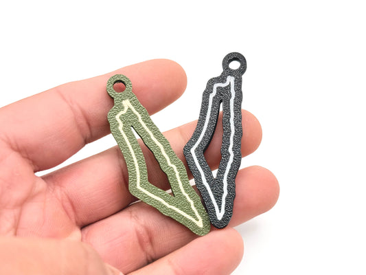 Palestine Map Keyring